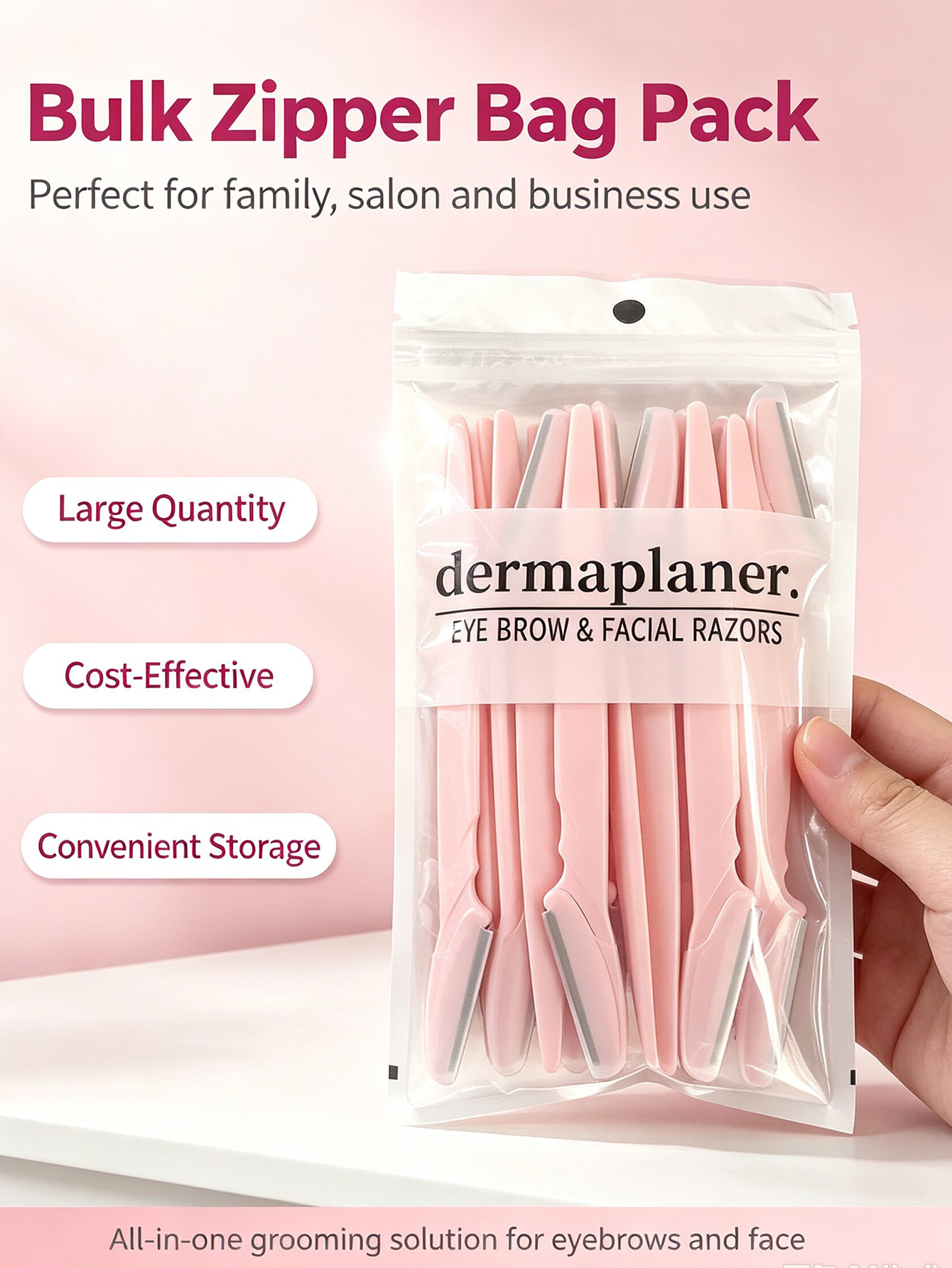 Body Trimmer - Set di rasoi per sopracciglia in