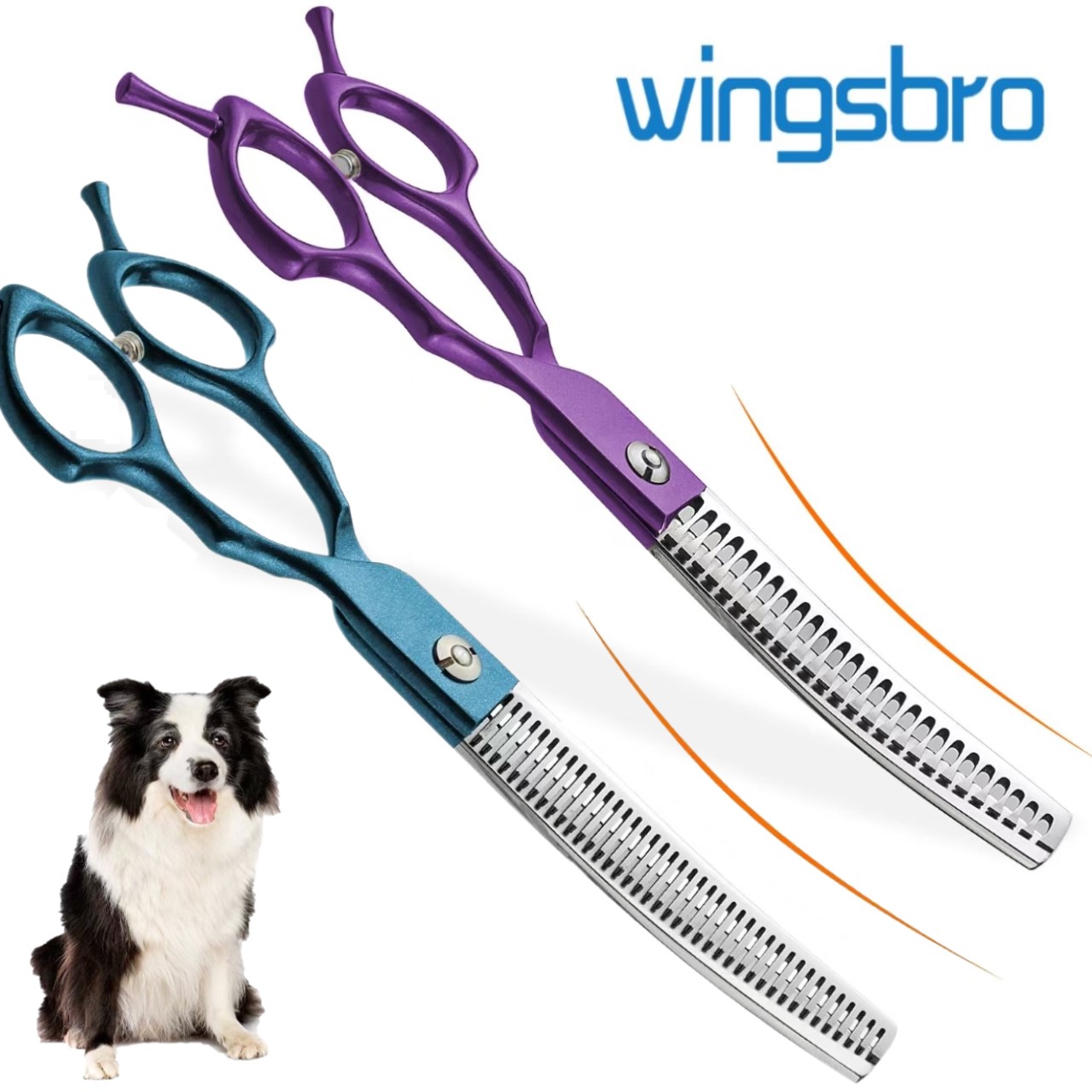 Grooming Scissors - Forbici Curve da 7 Pollici in