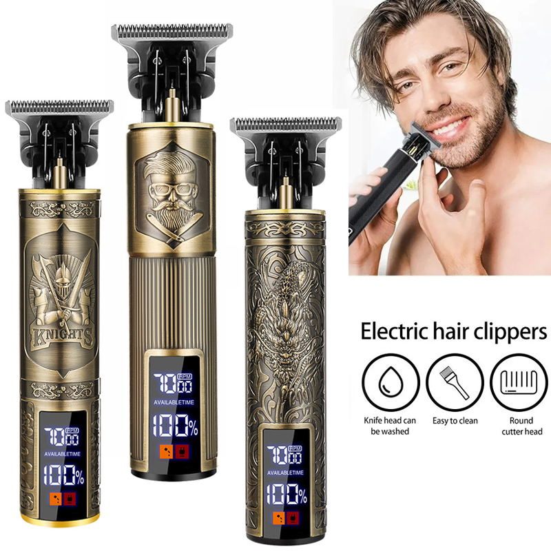 Electric Shaver Rotary - Tagliacapelli Cordless T9 per Uomo, Ricarica