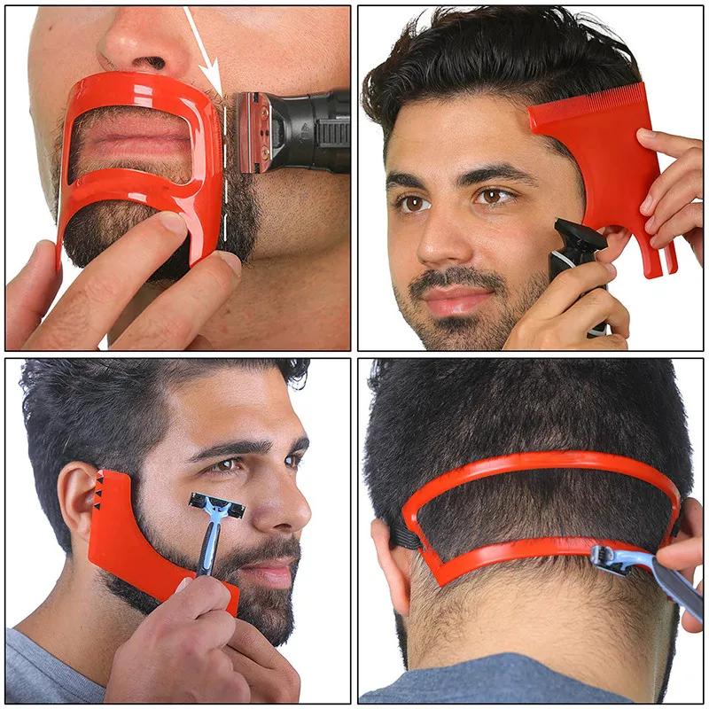 2/4 pezzi pettini per barba da - Beard Trimmer recensione e prezzo