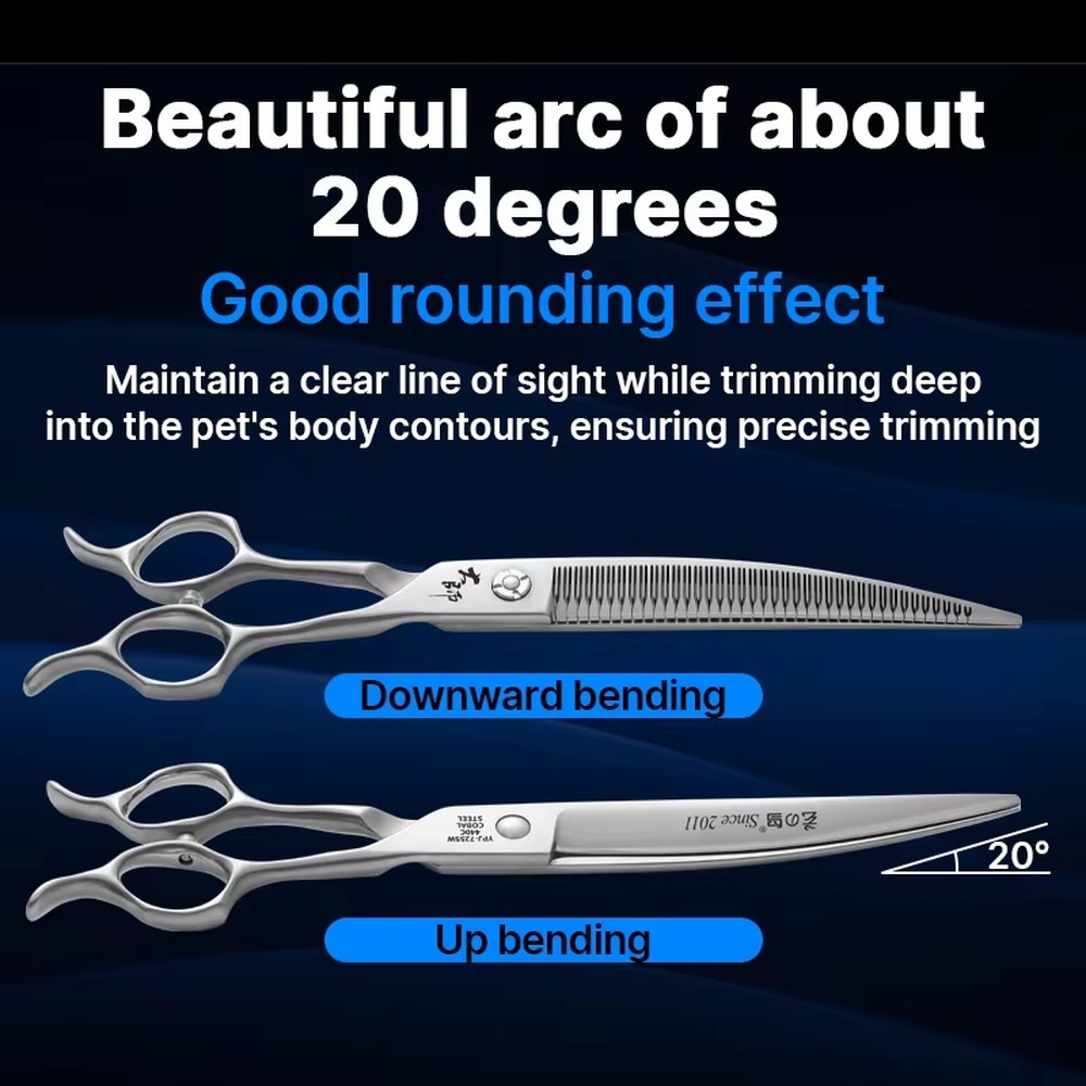 Forbici curve in acciaio inoss - Grooming Scissors recensione e prezzo