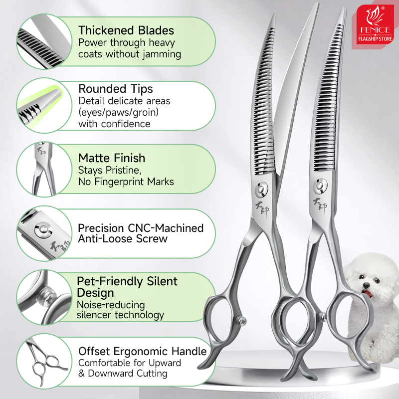 Forbici Magiche Curve Fenice S - Grooming Scissors recensione e prezzo