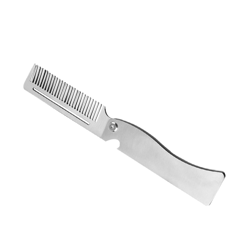 Pettine pieghevole in acciaio  - Beard Oil recensione e prezzo