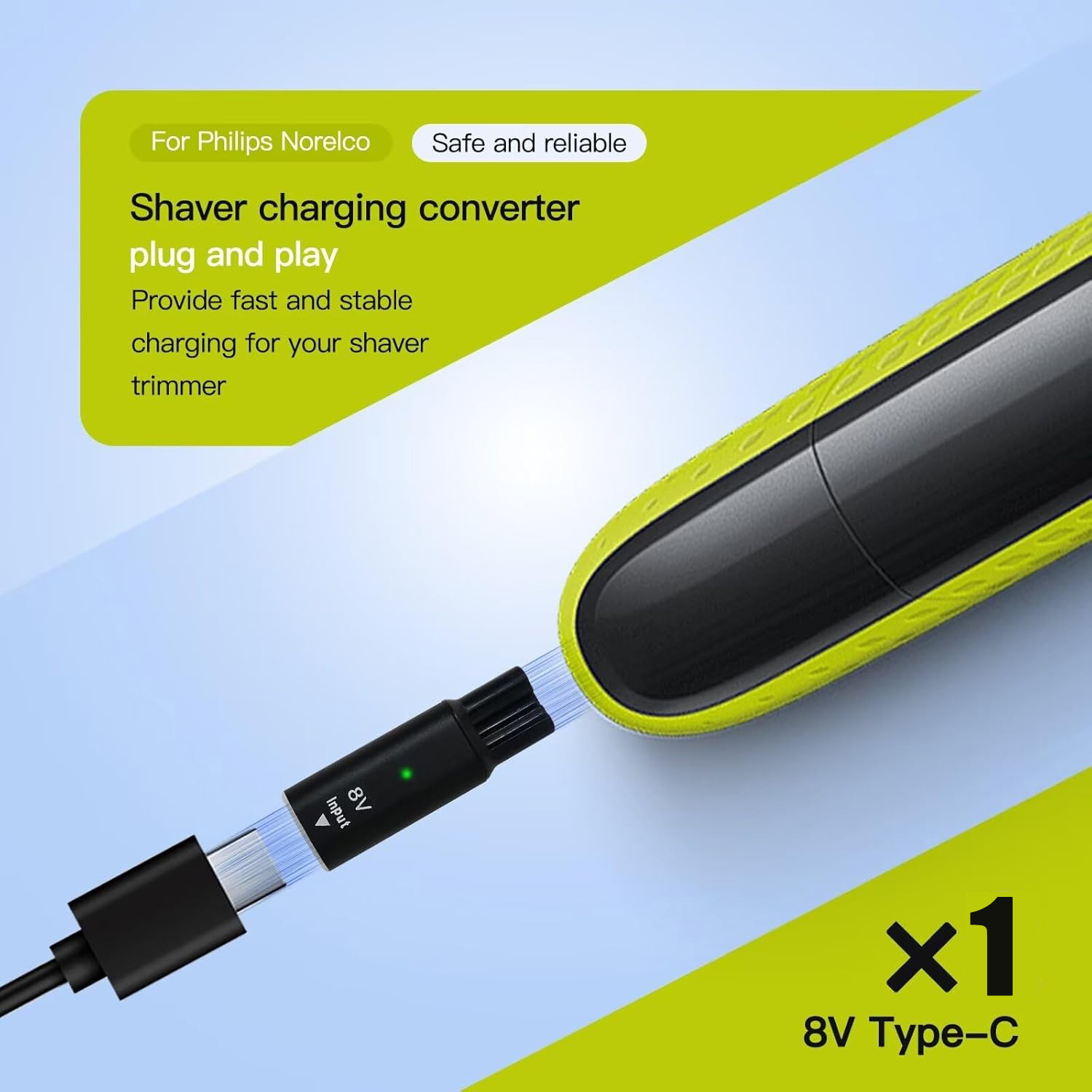 Adattatore Caricabatterie 8V H - Electric Razor recensione e prezzo