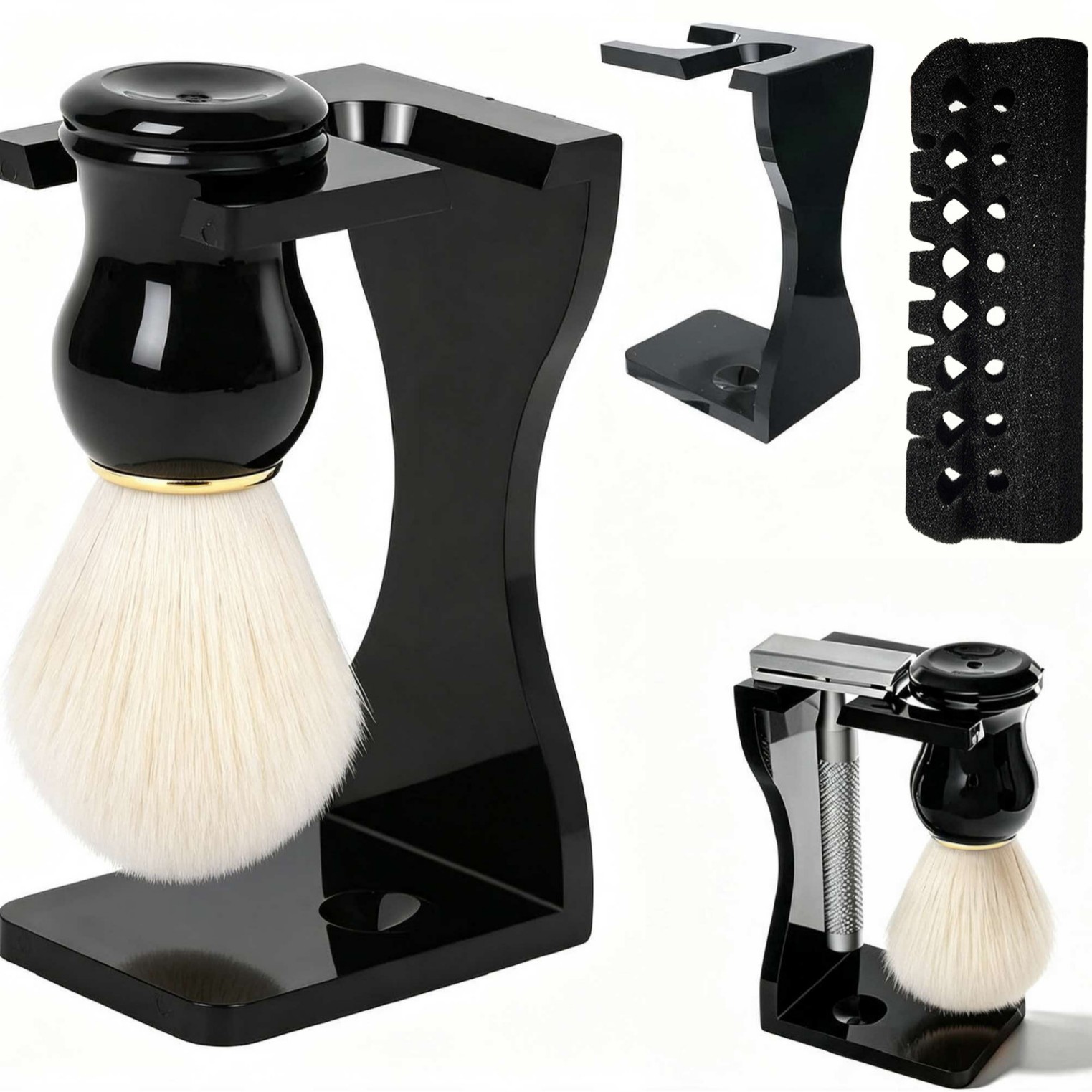 Kit Pennello da Barba Manuale  - Mens Grooming Travel Kit recensione e prezzo