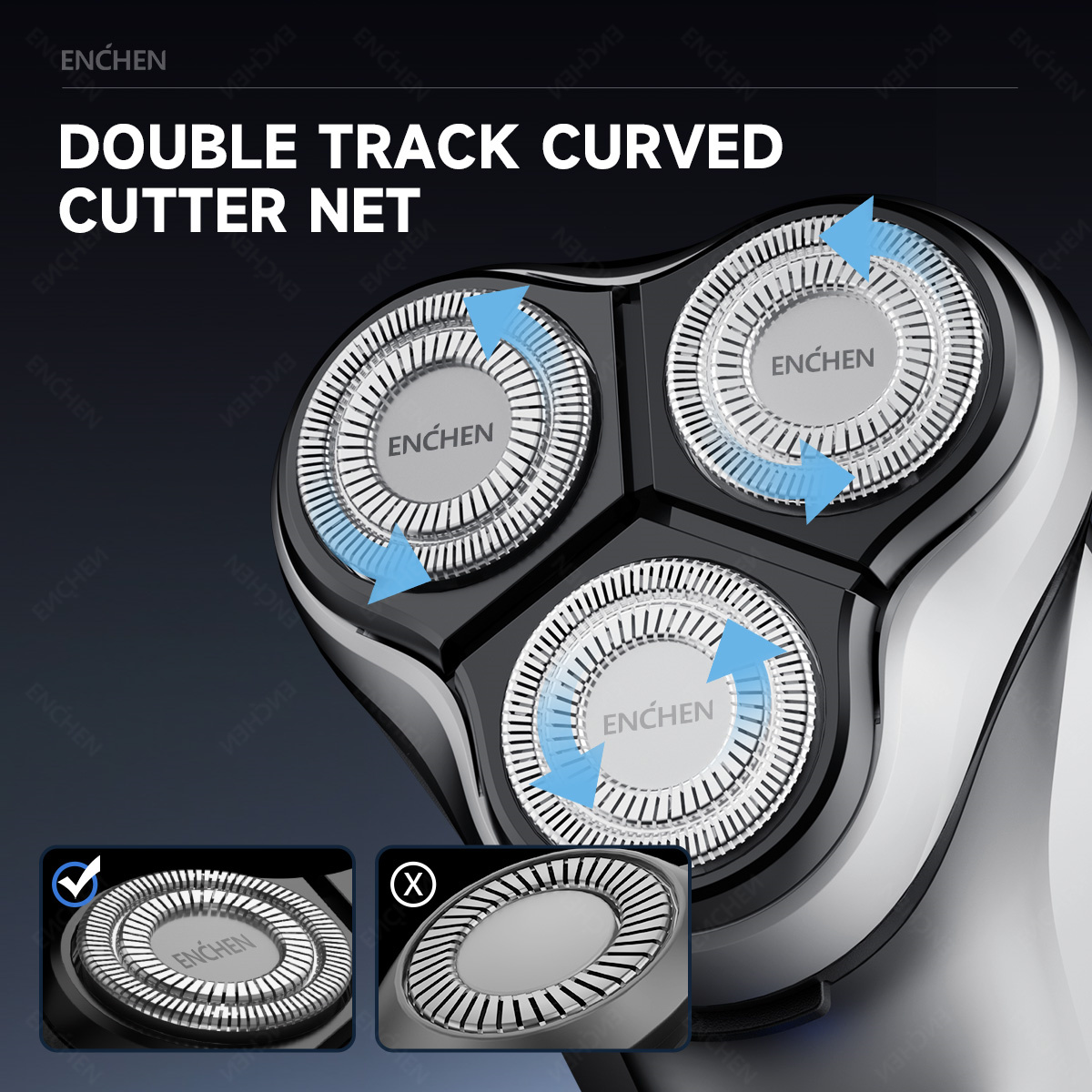 ENCHEN Blackstone's Testina di - Electric Razor recensione e prezzo