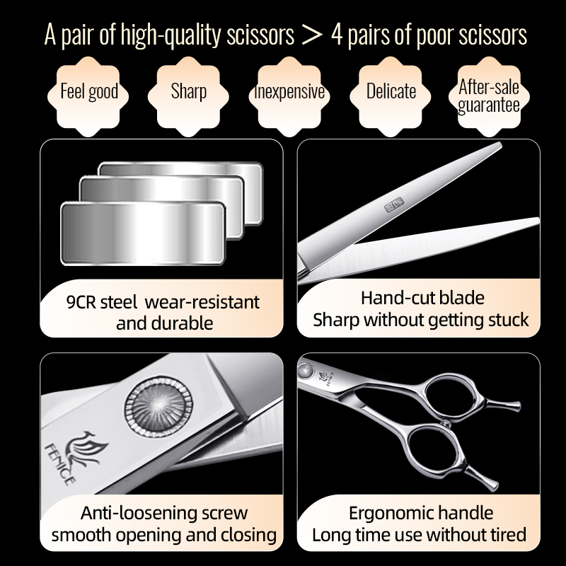 Fenice 6//6.5/7/7.5 pollici fo - Grooming Scissors recensione e prezzo
