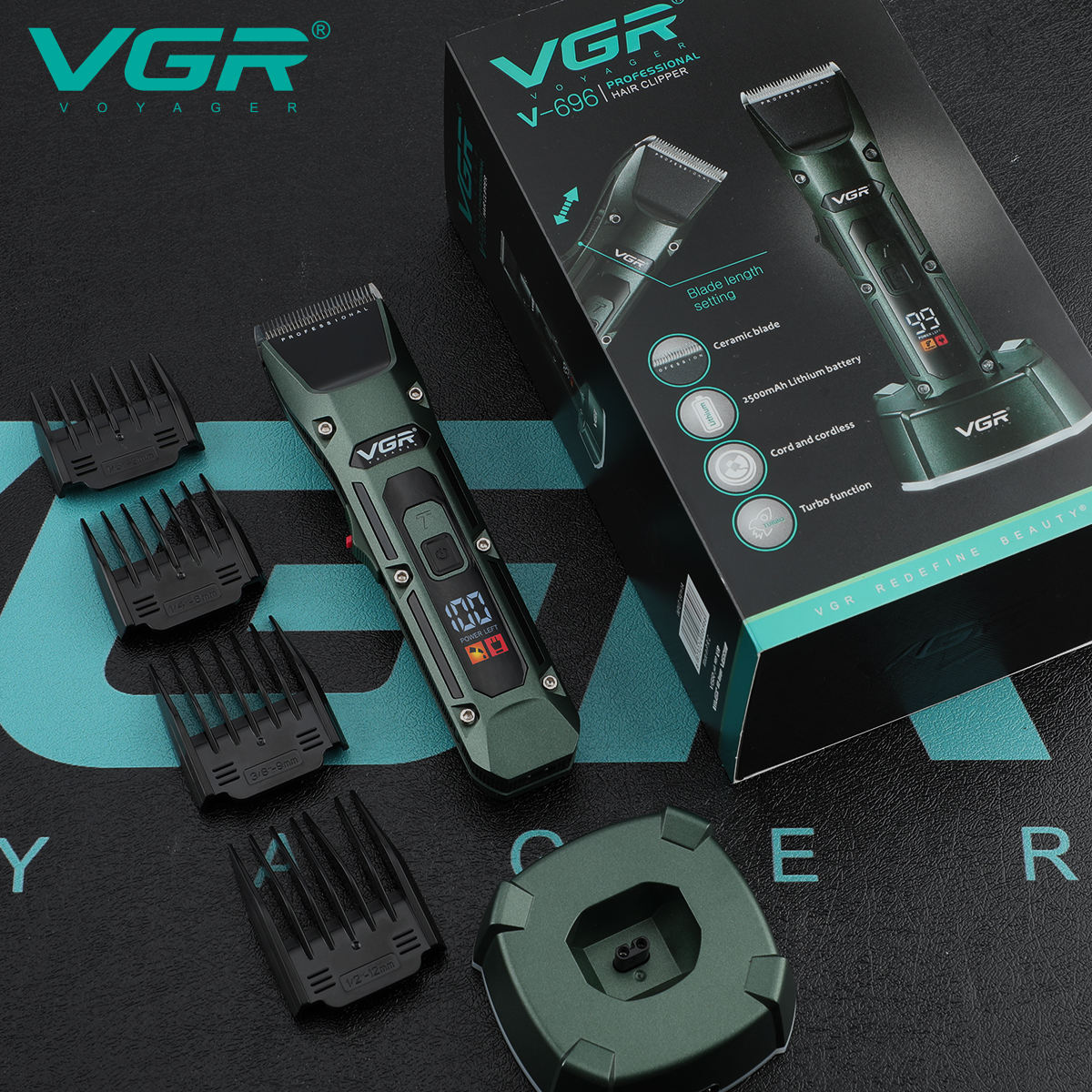 VGR V-696 Nuovo metallo Popola - Electric Shaver Rotary recensione e prezzo